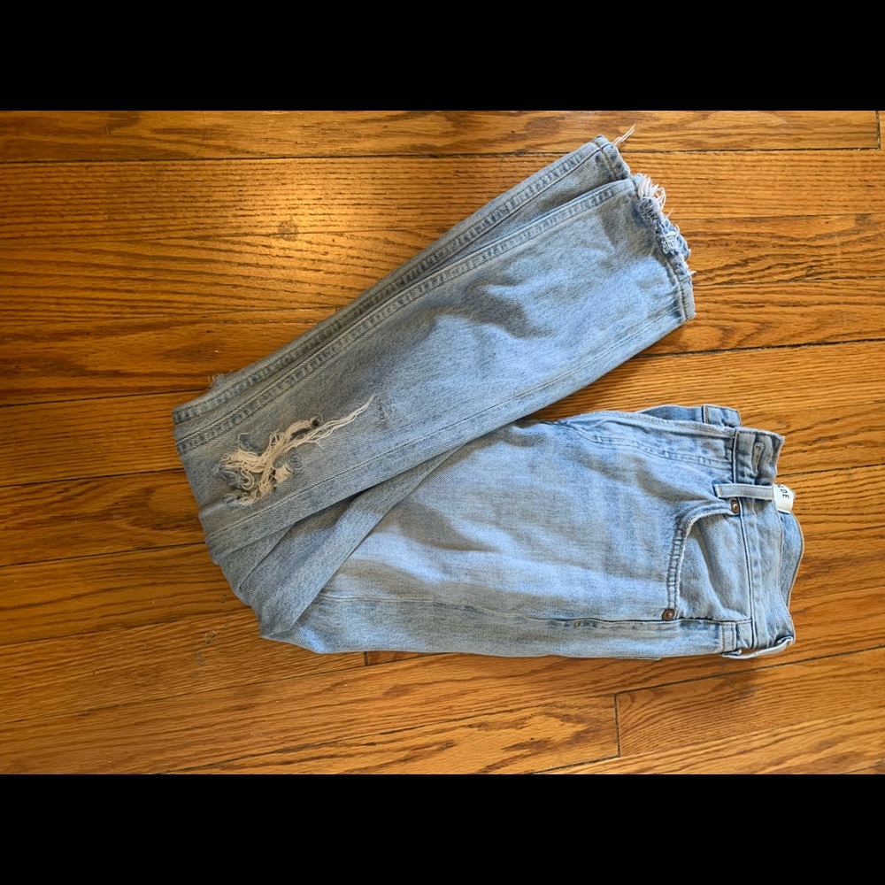 Agolde high waist Distressed jeans